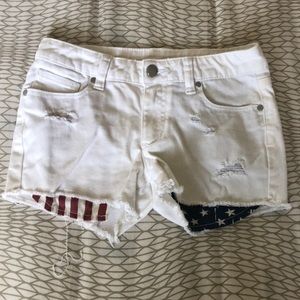 Girls 4th of July shorts
